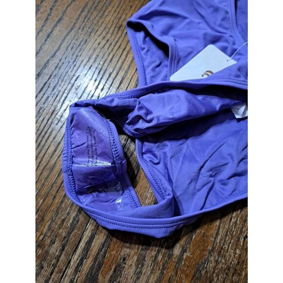 New Small Fabletic Wild Wisteria Purple NOA Sexy One Piece Swimsuit Bathing Suit - Picture 11 of 11